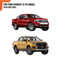 FORD RANGER 2015-2021Matt black LED DRL HeadLight Lamp Cover Trim