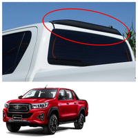 For Toyota Hilux Sr5 17 18 Racing Rear Gap Spoiler Trim Matte Black