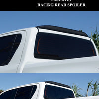 For Toyota Hilux Sr5 17 18 Racing Rear Gap Spoiler Trim Matte Black