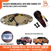 Ford Ranger PX 12-22 8M Rear Tailgate Reverse Camera Housing Bezel Emblem