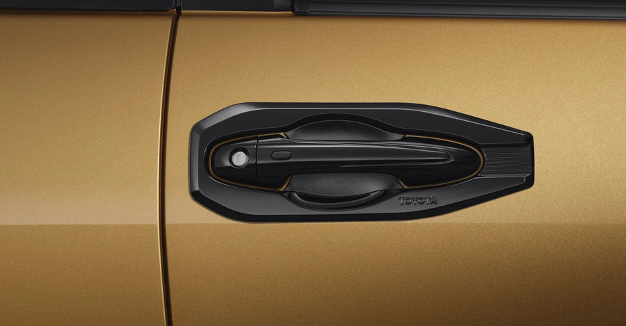 GENUINE DOOR HANDLE GARNISH BLACK DCAB 4PCS FITS TOYOTA HILUX 2026 OEM ACCESSORY