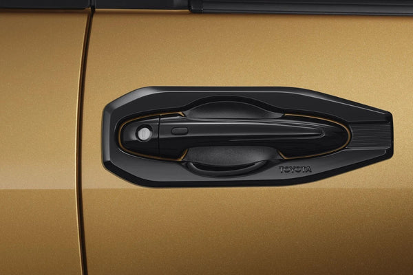 GENUINE DOOR HANDLE GARNISH BLACK DCAB 4PCS FITS TOYOTA HILUX 2026 OEM ACCESSORY