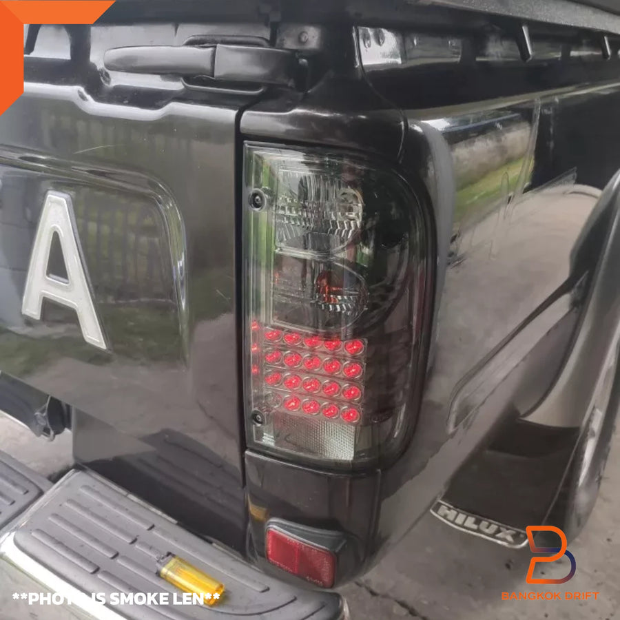 TOYOTA HILUX DEPO LED SMOKE TAIL LIGHT REAR LAMP PAIR UTE LN147 LN167 LN174 98-04