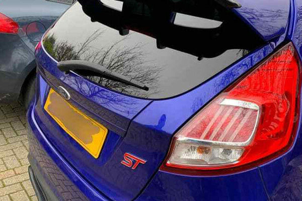 FORD FIESTA MK 7 - 7.5 SPOILER EXTENSIONS 
FINISHED IN METALLIC GLOSS BLACK