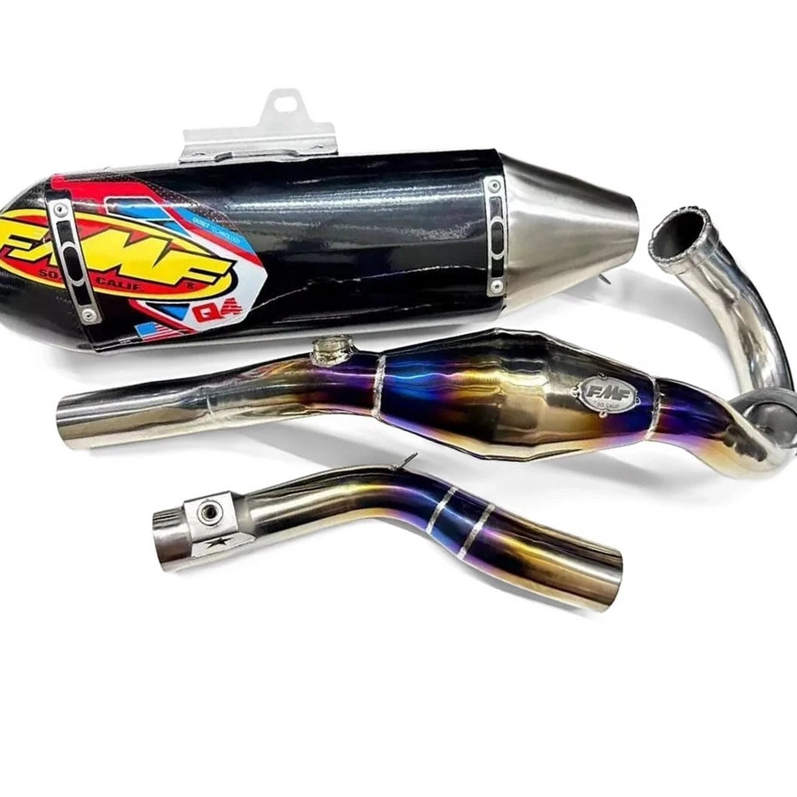 Exhaust Full System Stainless Steel Titanium Pipe Black For Honda CRF300 L Rally