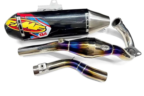 Exhaust Full System Stainless Steel Titanium Pipe Black For Honda CRF300 L Rally