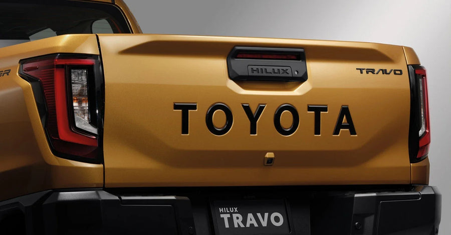 GENUINE TOYOTA HILUX 2026 TAILGATE LOGO ABS BLACK
