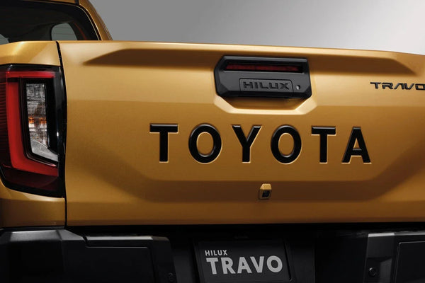 GENUINE TOYOTA HILUX 2026 TAILGATE LOGO ABS BLACK