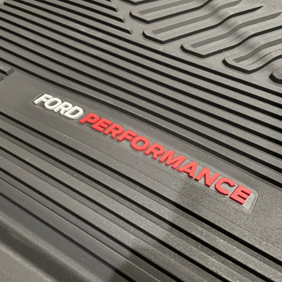 GENUINE ALL WEATHER RUBBER FLOOR MATS FORD PERFORMANCE