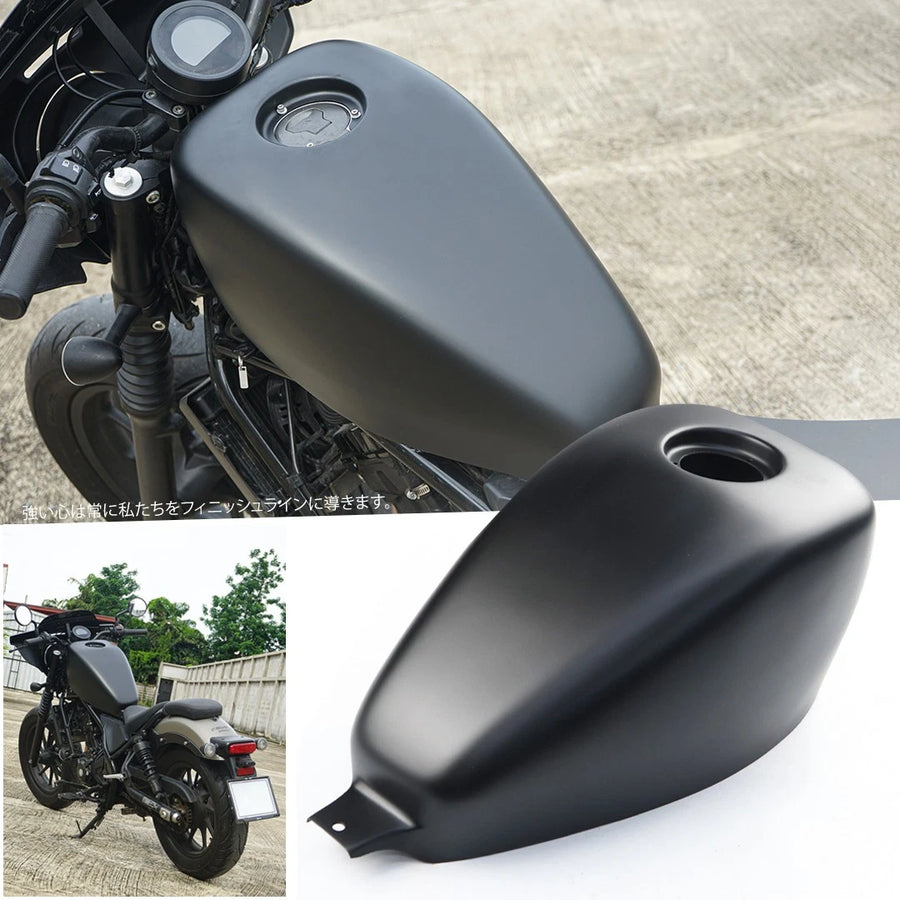 COVER FUEL OIL TANK MATTE BLACK V.2 FOR HONDA REBEL CMX 300&500 2017-25