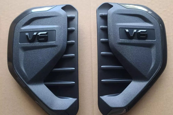 Ford Ranger 2023-2026 Black side Vents V6  (Pair)