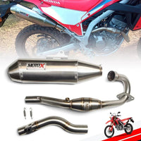 For Honda Crf300L Rally Rl 2020-2022 Exhaust Full System Stainless Steel Moto X