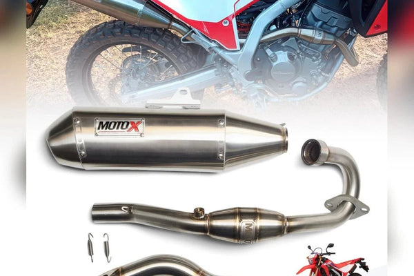 For Honda Crf300L Rally Rl 2020-2022 Exhaust Full System Stainless Steel Moto X