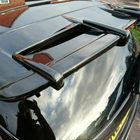FORD FIESTA MK 7 - 7.5 SPOILER EXTENSIONS 
FINISHED IN METALLIC GLOSS BLACK