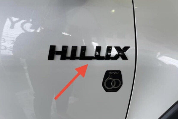 TOYOTA HILUX 2015-2024 GENUINE DOOR LOGO'S L/R