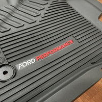 GENUINE ALL WEATHER RUBBER FLOOR MATS FORD PERFORMANCE