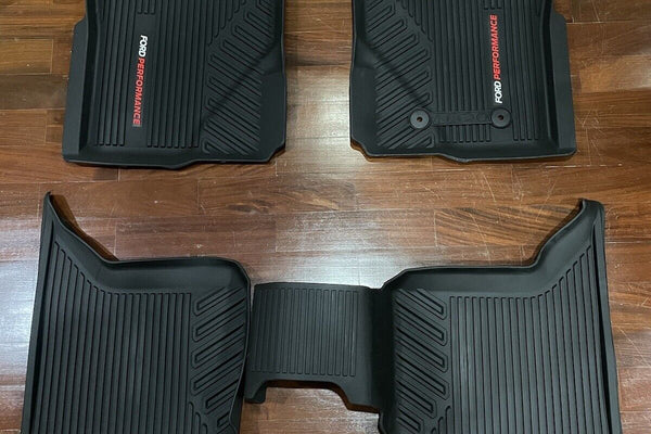 GENUINE ALL WEATHER RUBBER FLOOR MATS FORD PERFORMANCE