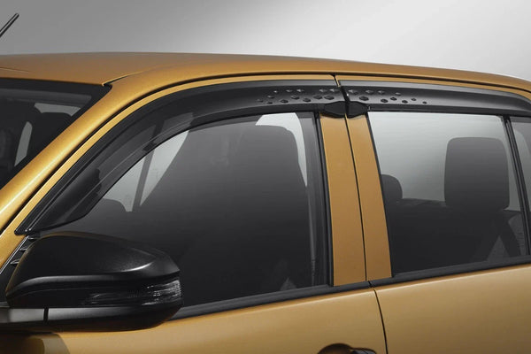 GENUINE SUN VISOR WIND DEFLECTOR DOUBLE CAB FITS TOYOTA HILUX TRAVO 2026 OEM