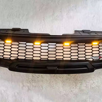 NISSAN NAVARA D40 FACELIFT COMPLETE GRILL(WITH NISMO LOGO) AMBER LEDS 2010-2015