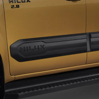 GENUINE BODY CLADDING SIDE MOLDING BLACK TRIM  FITS TOYOTA HILUX  2026 4 DOOR
