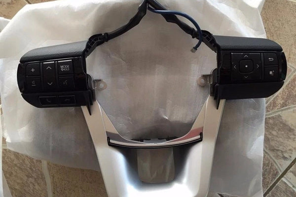 TOYOTA HILUX 2016 GENUINE STEERING WHEEL SWITCH MODE CONTROL AUDIO-MONITORS
