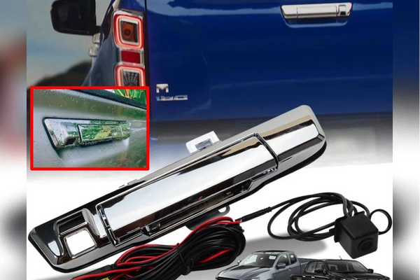 Isuzu D-Max/ Mazda BT50 Pickup 2020+ rear tailgate chrome cover with camera