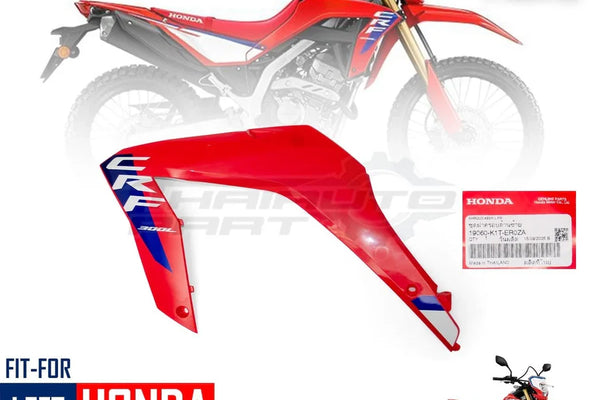 Honda CRF300L Enduro 2025 Genuine Front Side Left Shroud Panel Fairing Red