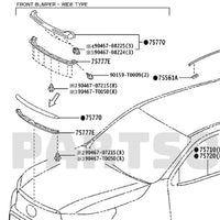 Toyota Hilux  Bonney Trim 20-23 75770-YP030