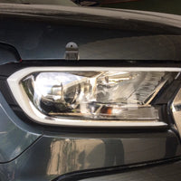 FORD RANGER 2015-2021Matt black LED DRL HeadLight Lamp Cover Trim