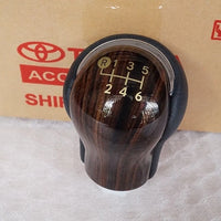 GENUINE TOYOTA HILUX 2015-2019 WOOD GEAR SHIFT KNOB FOR MANUAL 6 SPEED