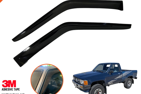 WEATHER SHIELD WINDOW VISOR RAIN GUARD FOR TOYOTA HILUX PICKUP 83-88 LN56 LN66