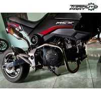 Exhaust Full System Chrome Enduro Style Fit Honda GROM MSX SF 125 2016-2020