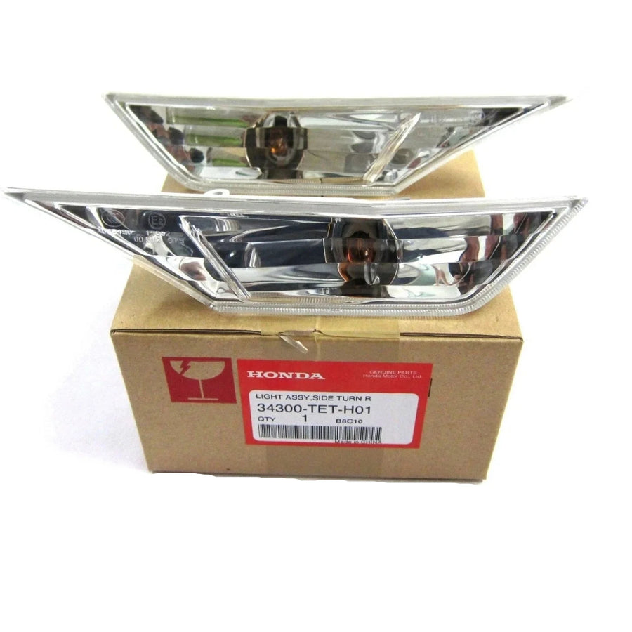 Genuine JDM Clear Side Markers Turn Signal Light Lamp For Honda Civic 2016-2018