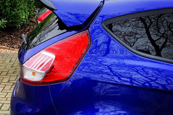 FORD FIESTA MK 7 - 7.5 SPOILER EXTENSIONS 
FINISHED IN METALLIC GLOSS BLACK