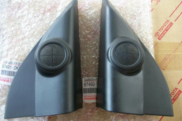 Genuine Toyota Hilux Sr5 Mk6 Mk7 2005 2013 Black Tweeter Speaker trims  Pair left/right