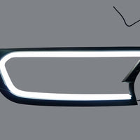 FORD RANGER 2015-2021Matt black LED DRL HeadLight Lamp Cover Trim