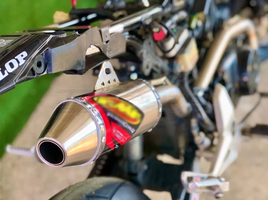 Exhaust Full System Chrome Enduro Style Fit Honda GROM MSX SF 125 2016-2020