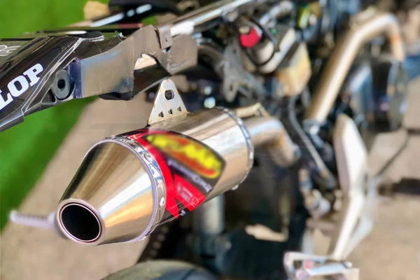 Exhaust Full System Chrome Enduro Style Fit Honda GROM MSX SF 125 2016-2020
