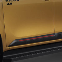 New Hilux  Body Side Molding Red Black Front Rear Left Right Door Garnish