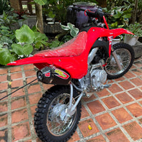 Full System Exhaust Muffer Racing Pipe Black Ti-6 Fit For Honda CRF 110 CRF110F 2019-2025
