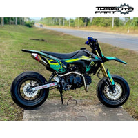 Exhaust Full System Chrome Enduro Style Fit Honda GROM MSX SF 125 2016-2020