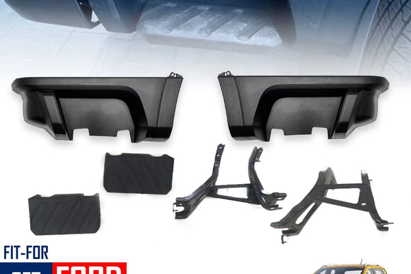 Ford Ranger Next Gen XL XLS Wildtrak 2022-25 Rear Step Body Side Black Pair