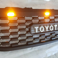 TOYOTA HILUX  FULL GRILL 2009-2012 MK7 AMBER LED'S