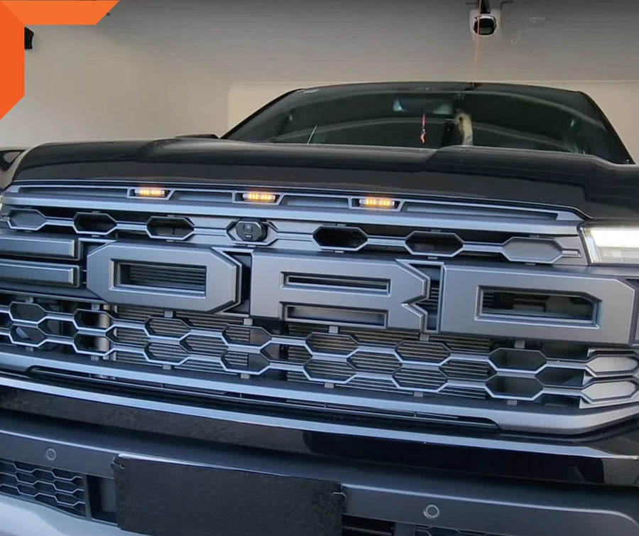 FORD RANGER RAPTOR 3 PC LED RUNNING LIGHTS FOR FRONT GRILL