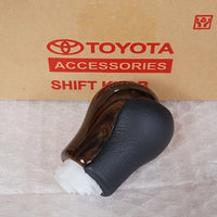 GENUINE TOYOTA HILUX 2015-2019 WOOD GEAR SHIFT KNOB FOR MANUAL 6 SPEED