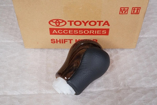 GENUINE TOYOTA HILUX 2015-2019 WOOD GEAR SHIFT KNOB FOR MANUAL 6 SPEED