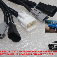 TOYOTA HILUX 2015 CABLE TO UPGRADE LIGHTS TO LED VERSION