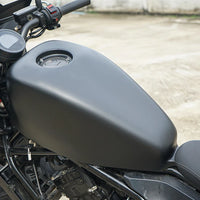 COVER FUEL OIL TANK MATTE BLACK V.2 FOR HONDA REBEL CMX 300&500 2017-25