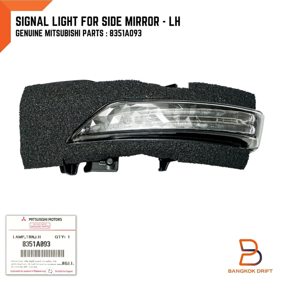 GENUINE Left Mirror Indicator Light LH Mitsubishi L200 Triton MR Pajero Sport QE QF