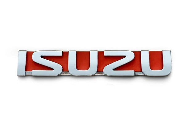 Chrome Emblem Badge Rear Logo ISUZU For Isuzu D-Max Pickup 2012-2018